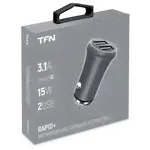 Автомобильное зарядное устройство TFN RAPID 3.1A (TFN-CCRPD02) серый