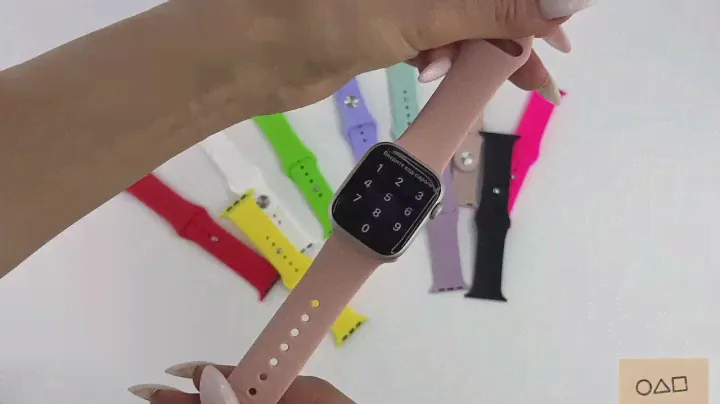 Силиконовые ремешки для apple watch