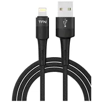 Кабель TFN USB-A / Lightning Envy 1.2m нейлон black / кабель для iPod, iPhone, iPad Apple / кабель для айфона